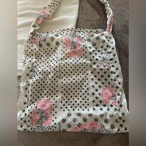 Free People floral Polka Dot See-through tote bag- Brand New
